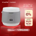 Nồi cơm Cuckoo CR-1096/GRGRCRCKV 1.8L - Công nghệ giữ nhiệt đa chiều - Lòng nồi chống dính Daikin- CUCKOOVINA