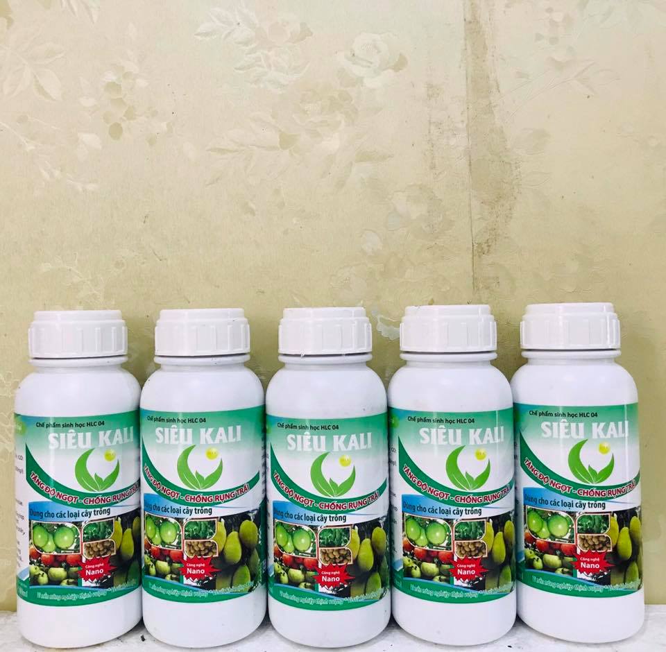 Chế phẩm sinh học siêu kali hlc 500ml .hàng công ty chính hãng