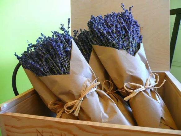 hoa khô lavender, hoa oải hương bó nhỏ