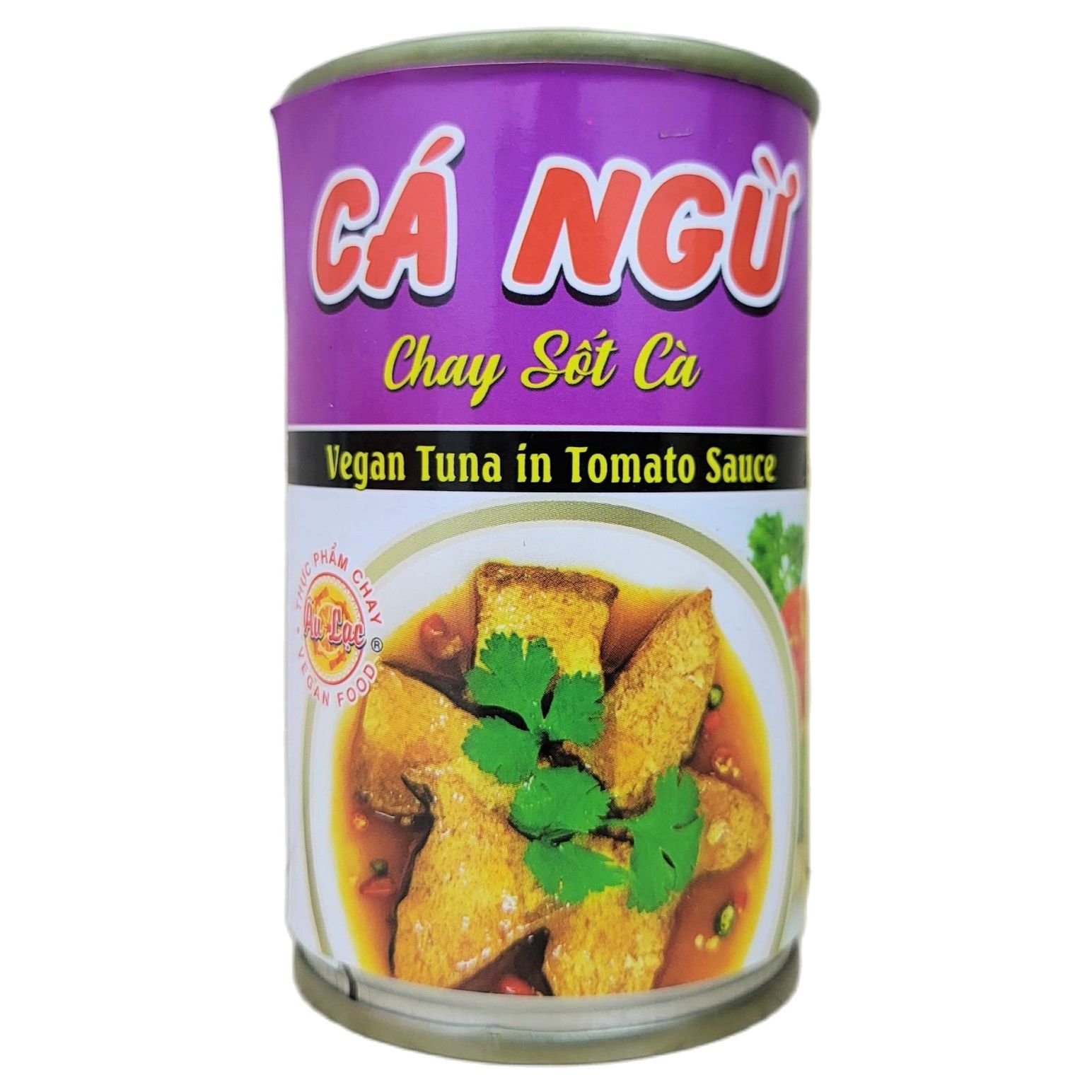 Cá ngừ chay sốt cà âu lạc vegan tuna in tomato sauce