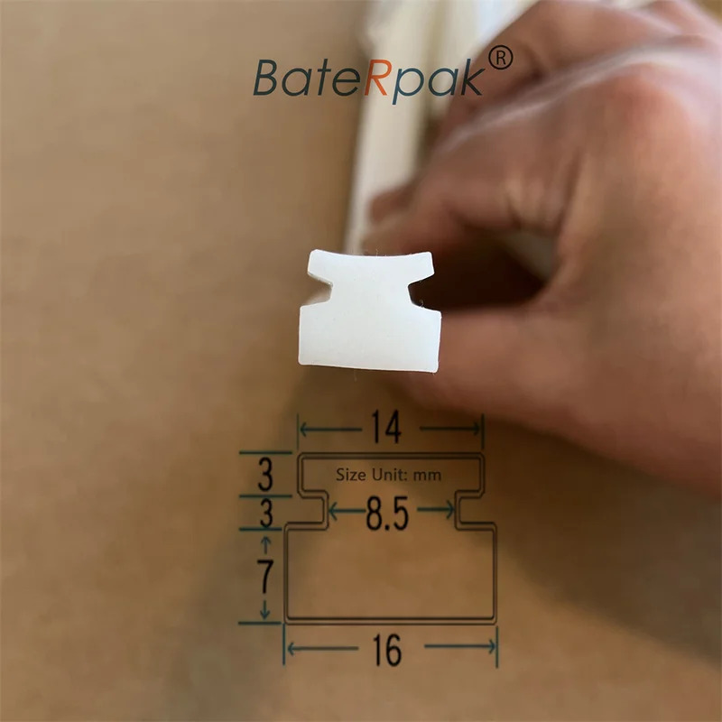 Dải silicone chịu nhiệt lõi rắn BateRpak 16x14mm, máy hàn điện khí nén Duoqi QD-A