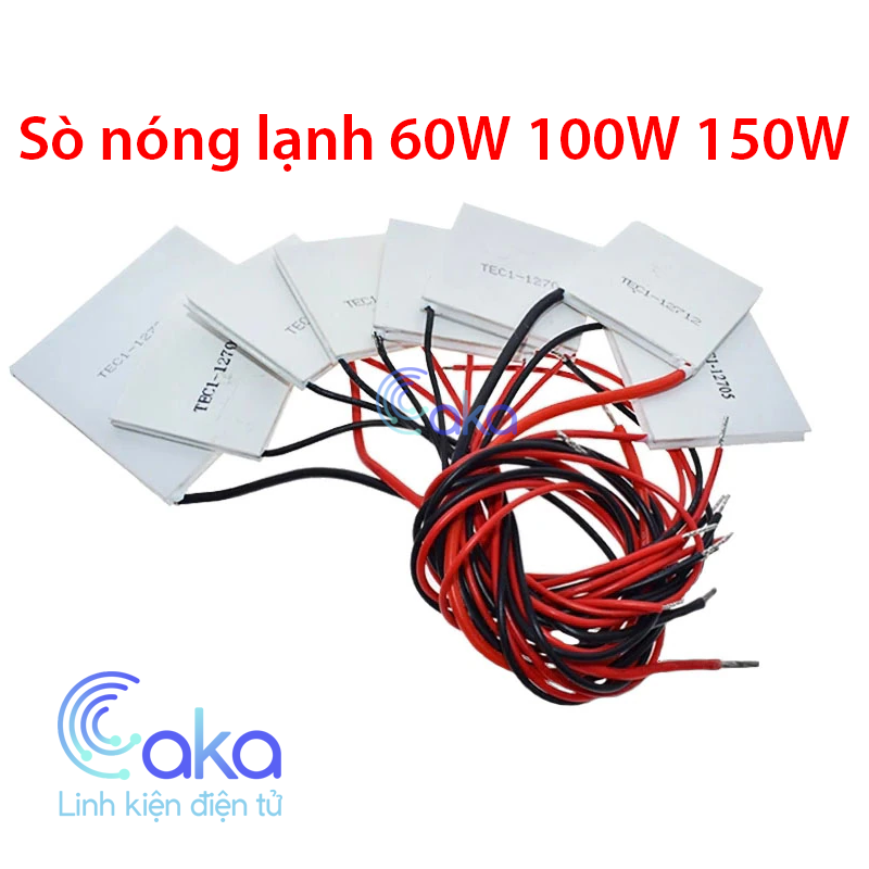 Sò nóng lạnh tec1 12706 60w 12710 100w 12715 150w 12v thermoelectric cooler peltier diy