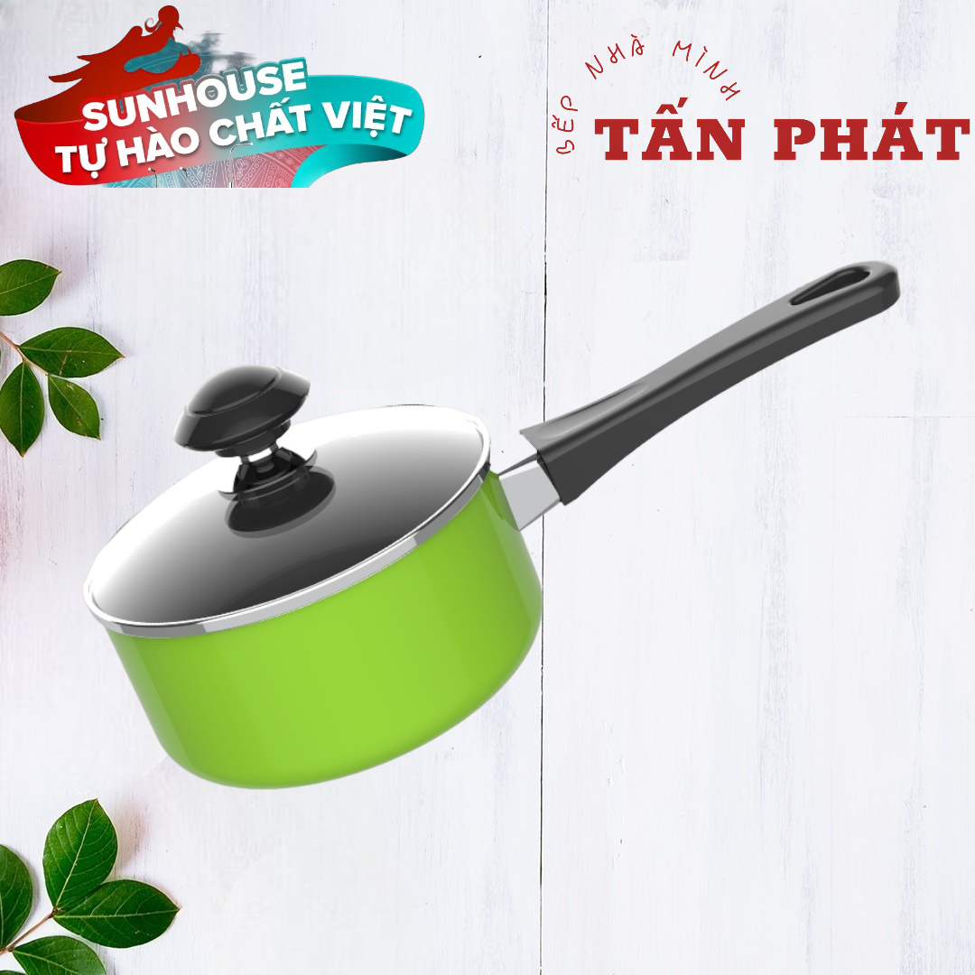 [HCM]Nồi quấy bột chống dính SUNHOUSE 14CM (KHÔNG DÙNG VỚI BẾP TỪ)