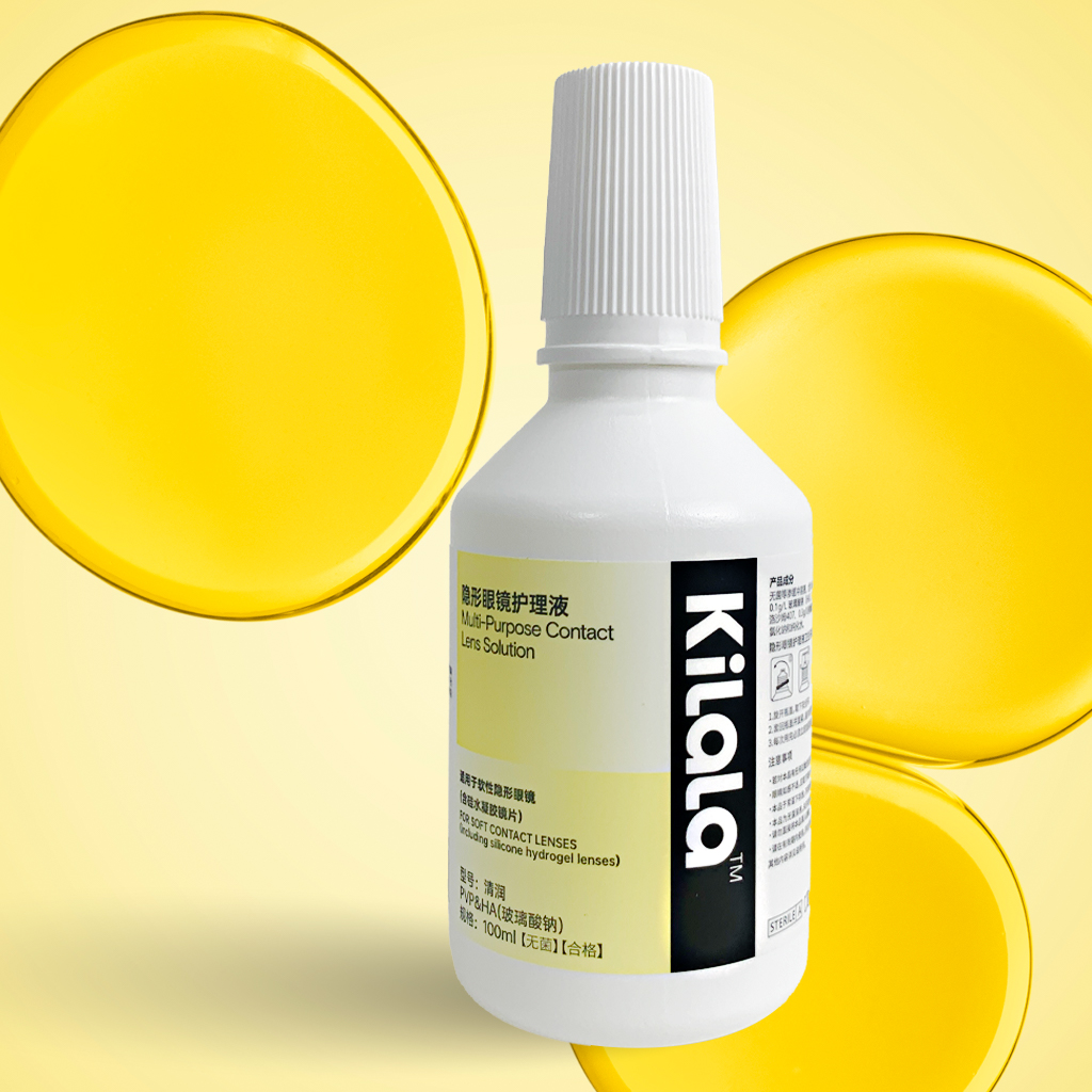 Nước ngâm lens dung dịch ngâm áp tròng chai 100ml Kilala