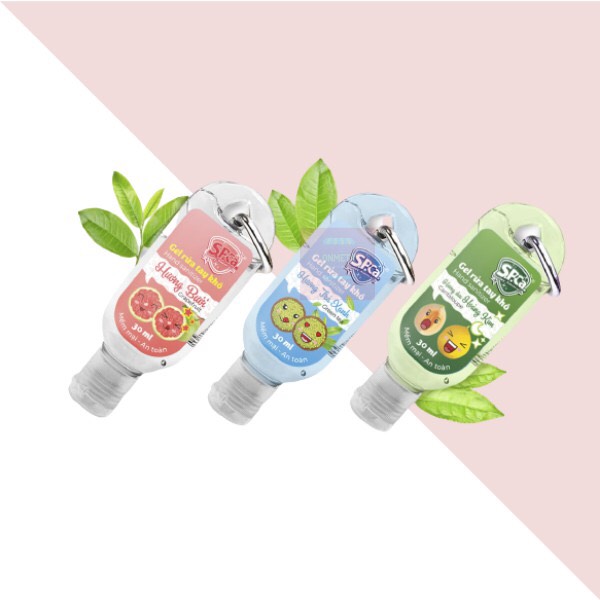 💥 GEL RỬA TAY KHÔ 30ML MÓC TREO - S.P.CA 💥