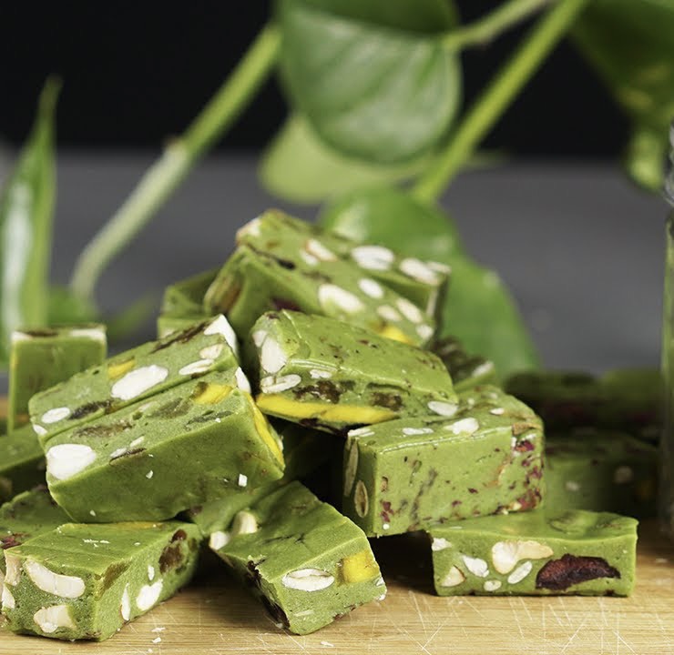 NOUGAT Matcha - kẹo siêu hạt, ít ngọt, healthy