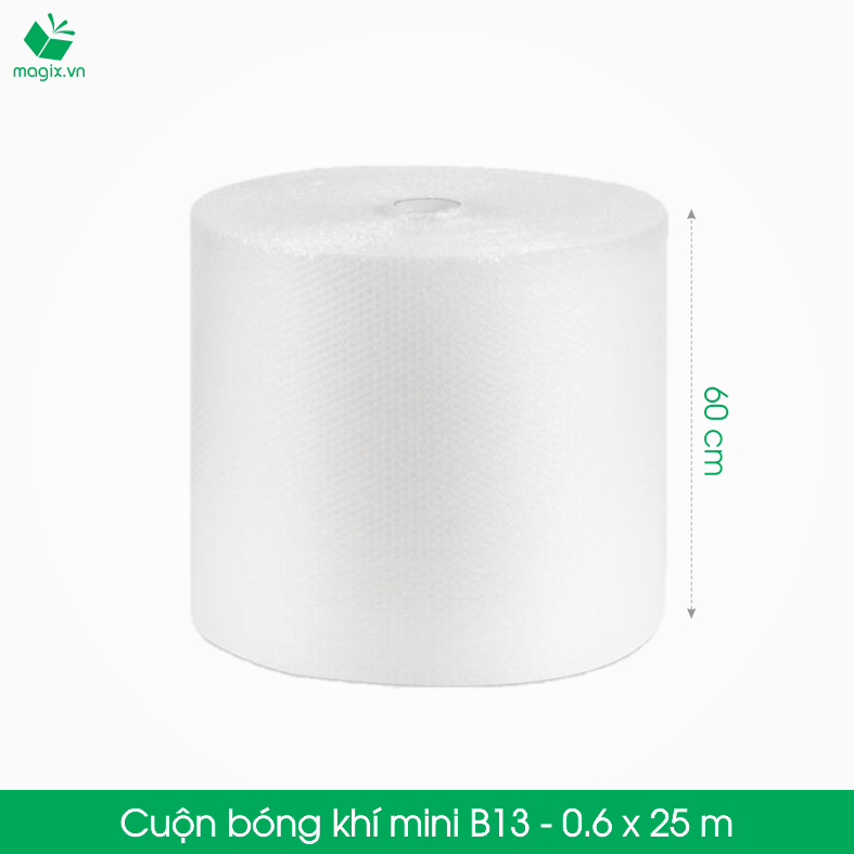 B13 - 60cm x 25m - Cuộn Bong Bóng Khí - Màng xốp hơi