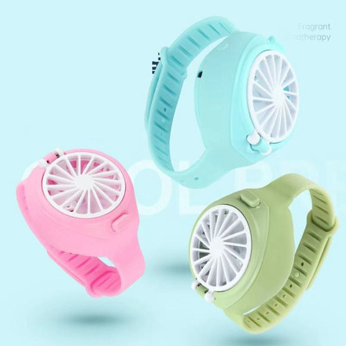 Quạt đồng hồ mini đeo tay sáng tạo - quạt mini đeo tay - quạt mini - quạt đeo tay - quạt mini usb đeo tay