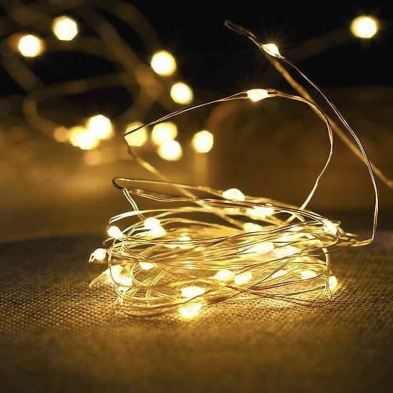 Đèn led đom đóm trang trí Đèn Fairylight 2 dây dài 2m