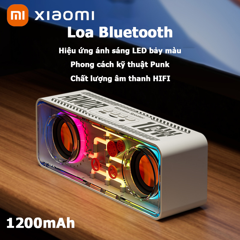 Xiaomi Loa Bluetooth Mini Bass Mạnh Có Đèn Led