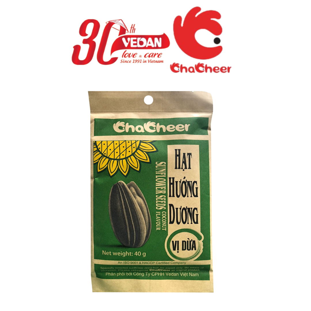 Hạt Hướng Dương CHACHEER Vị Dừa 40g