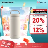 Bình giữ nhiệt Easy Go 350ml Sunhouse KS-TU350EW - Inox 304 an toàn - Giữ nhiệt đến 8h