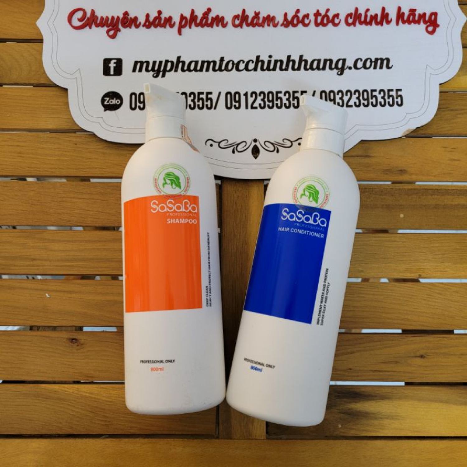 Dầu gội và dầu xả sasaba plus mẫu mới 2019 500ml - 800ml