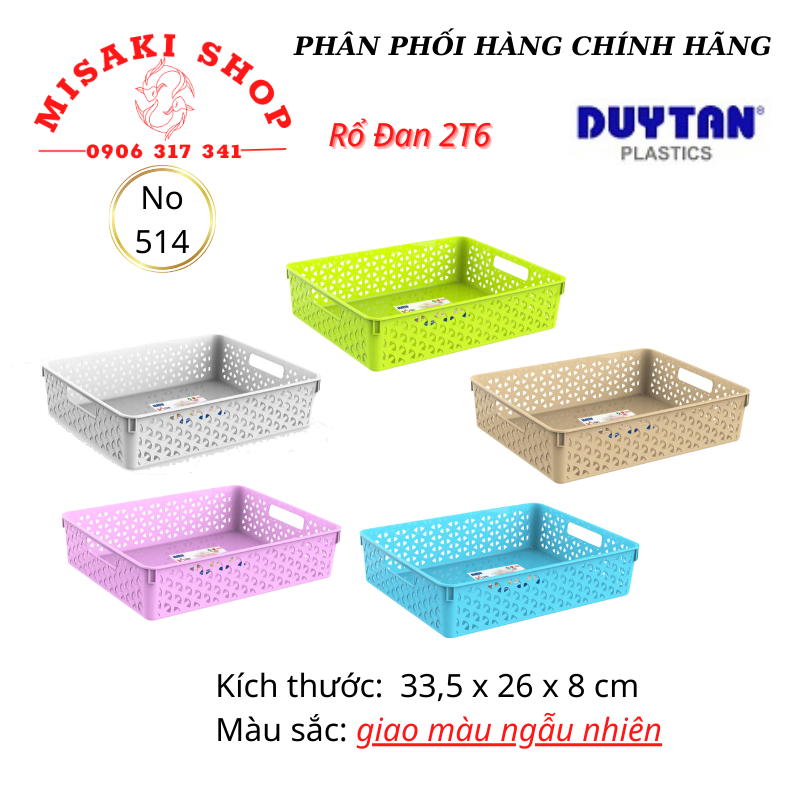 Combo 05 rổ đan 2t6 dt514 duy tân | misakishop