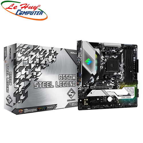 Trả góp 0%Mainboard Asrock B550M Steel Legend