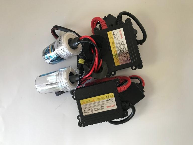 Bộ Đèn xenon HID H1 4300k 55w ánh sáng váng trắng
