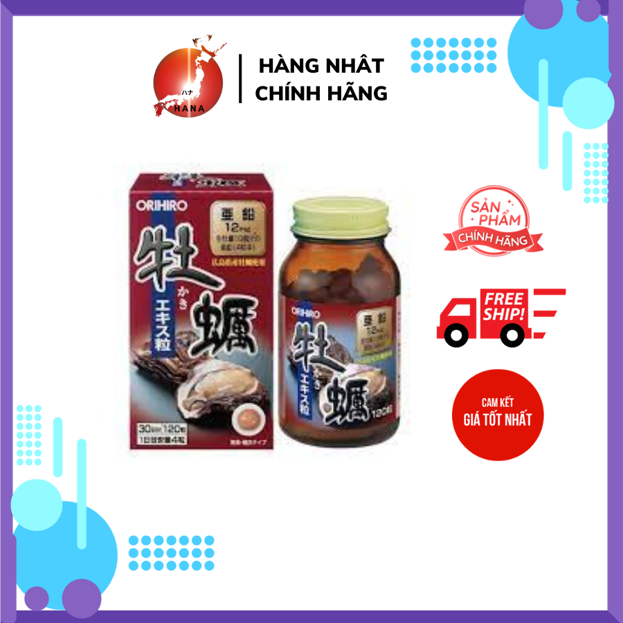 Viên uống Tinh Chất Hàu Tươi Orihiro Nhật Bản
