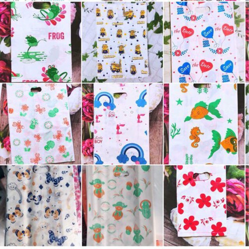 1 kg TÚI XỐP IN HÌNH ( Túi Xốp Gói Hàng Túi Nilon Đựng Hàng) - Túi Hột Xoài Hàng SÀI GÒN