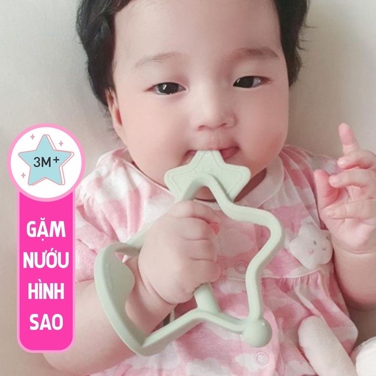 Gặm nướu cho bé Kichilachi hình ngôi sao, chất liệu 100% Silicon