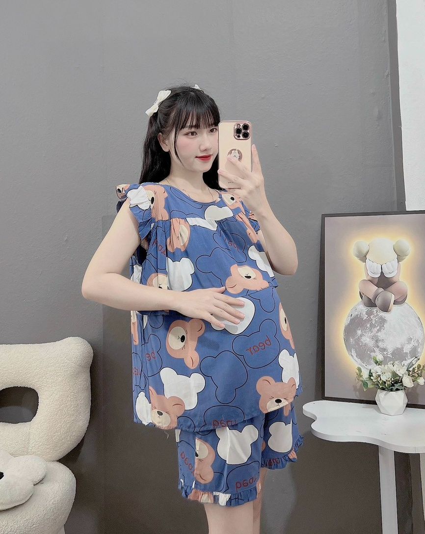 bộ đồ hè chất mềm mát cho mẹ từ 40-70kg