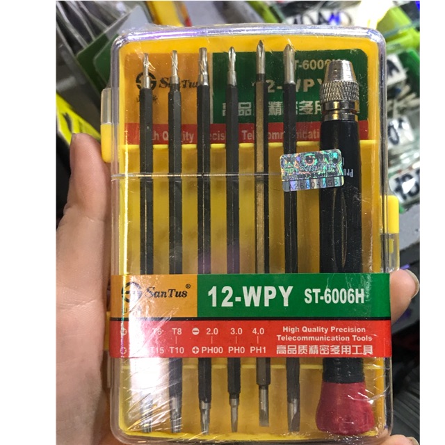 Bộ tô vít san tus 12 wpy