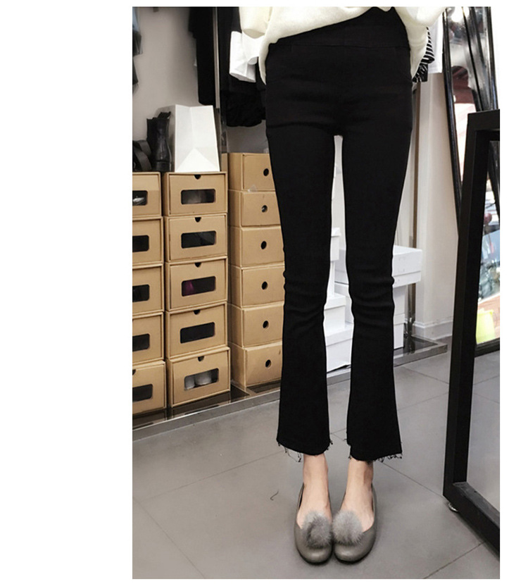 Quần bầu quần jean bầu ống loe q134