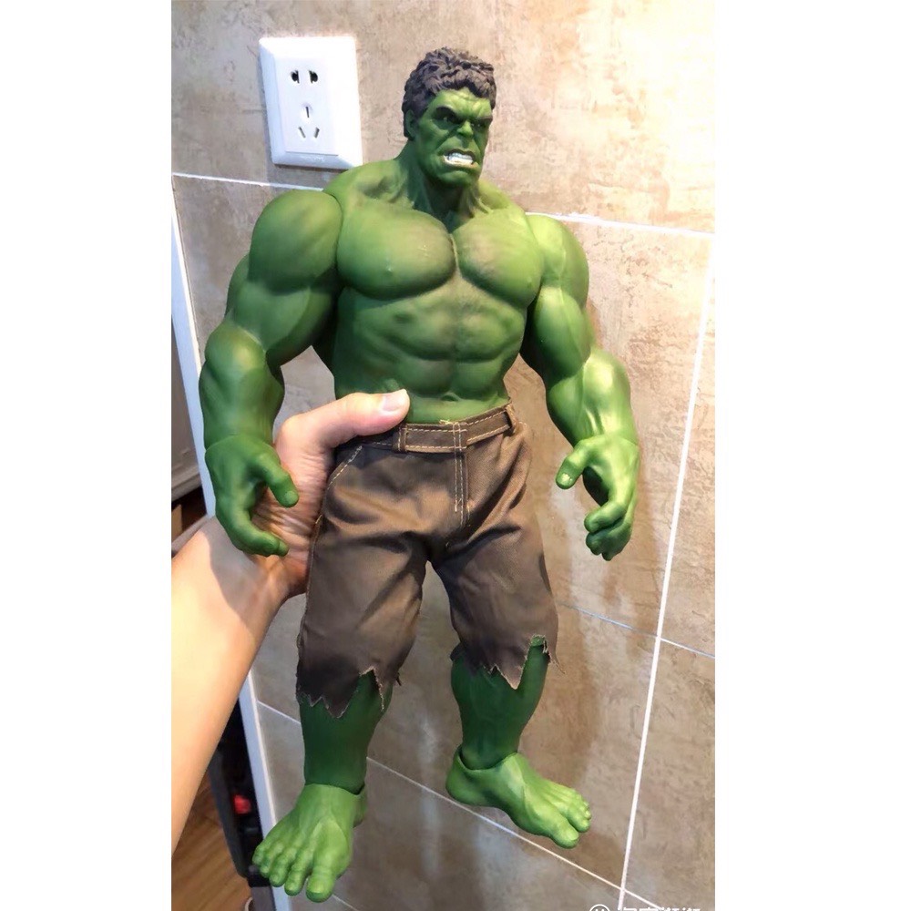 Mô hình Hulk khổng lồ xanh tỷ lệ 1/6 cao 42cm cử động khớp