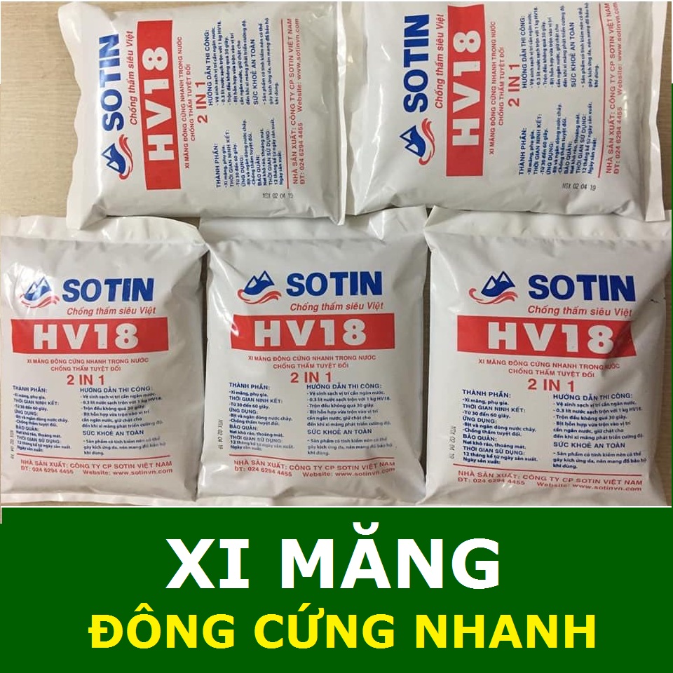 [HCM]Xi măng đông cứng nhanh - Chống thấm tuyệt đối SOTIN