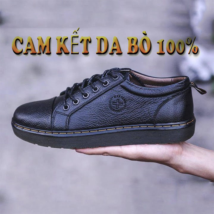 Giày đốc tờ nam da thật - Giày nam buộc dây cao cấp, siêu bền sang trọng đẳng cấp - Đốc da