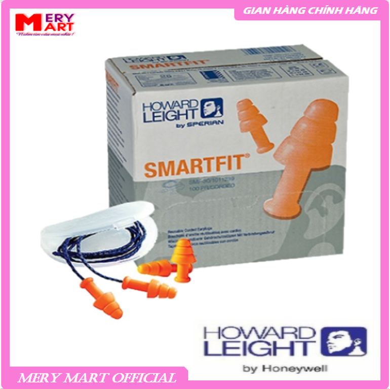 Nút tai cao su chống ồn điều chỉnh kích thước Howard Leight SMF30