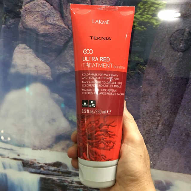 HCM]Kem ủ tóc cho tóc đỏ Lakme Teknia Ultra Red Treatment Refresh 250ml |  