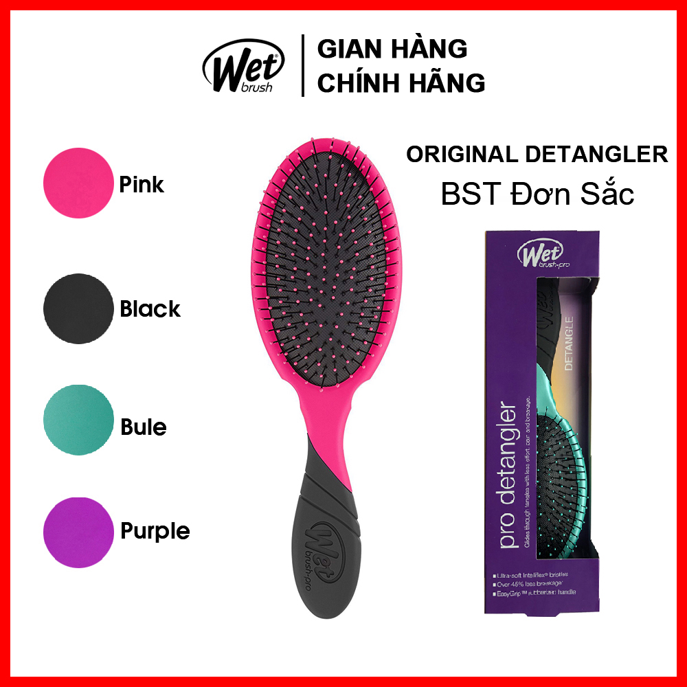 Lược gỡ rối WET BRUSH dòng truyền thống đơn sắc