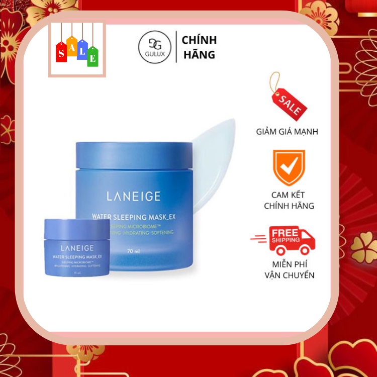 [Nhập RS0822 giảm 30k cho đơn 99k]Mặt nạ ngủ mặt Laneige Water Sleeping Mask mặt nạ ngủ mặt dưỡng trắng và căng mịn Hàn Quốc