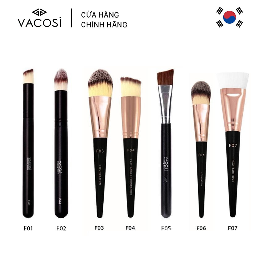 Vacosi Cọ Nền Hàn Quốc Foundation Vacosi Hàn Quốc Makeup Brush