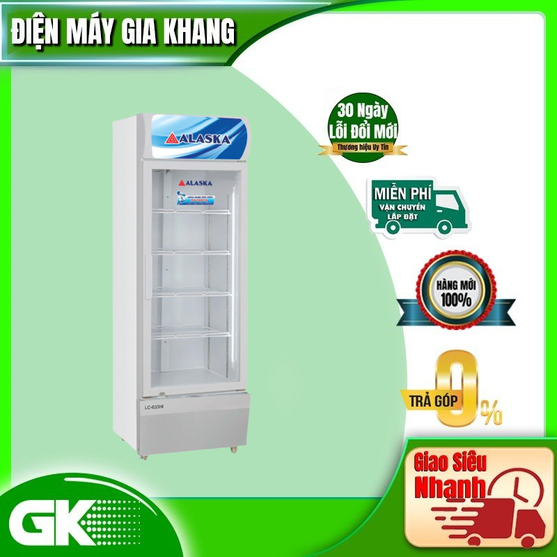 Lc 633htủ mát alaska 400 lít lc-633h - giao toàn quốc - freeship hcm