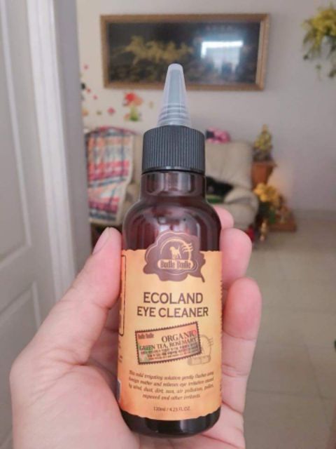 Dung dịch vê sinh mắt cho cún ecoland eye cleaner