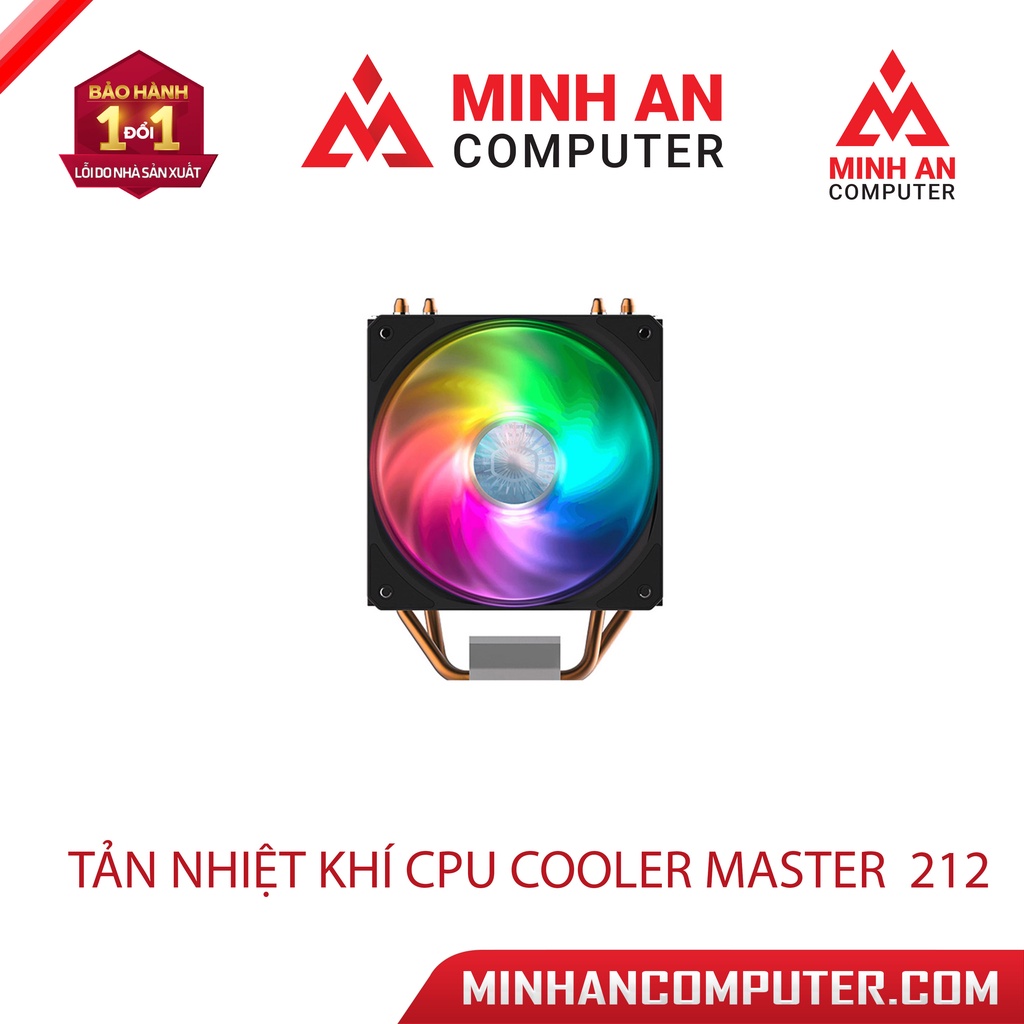 Tản nhiệt khí CPU Cooler Master Hyper 212 ARGB - Hàng chính hãng