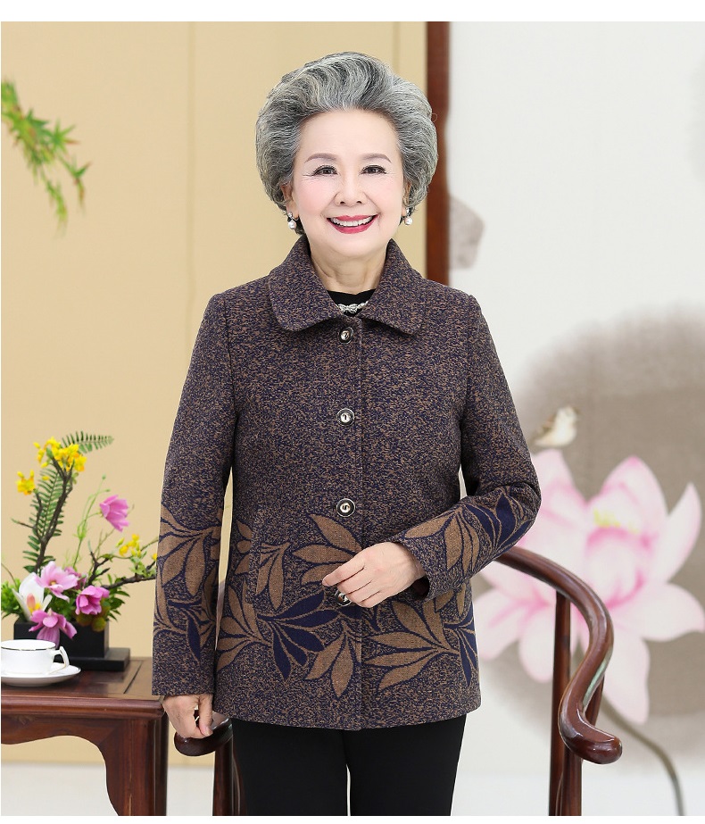 ÁO KHOÁC DẠ CHO NGƯỜI GIÀ, DẠ MỀM CAO CẤP TRONG LÓT LỤA