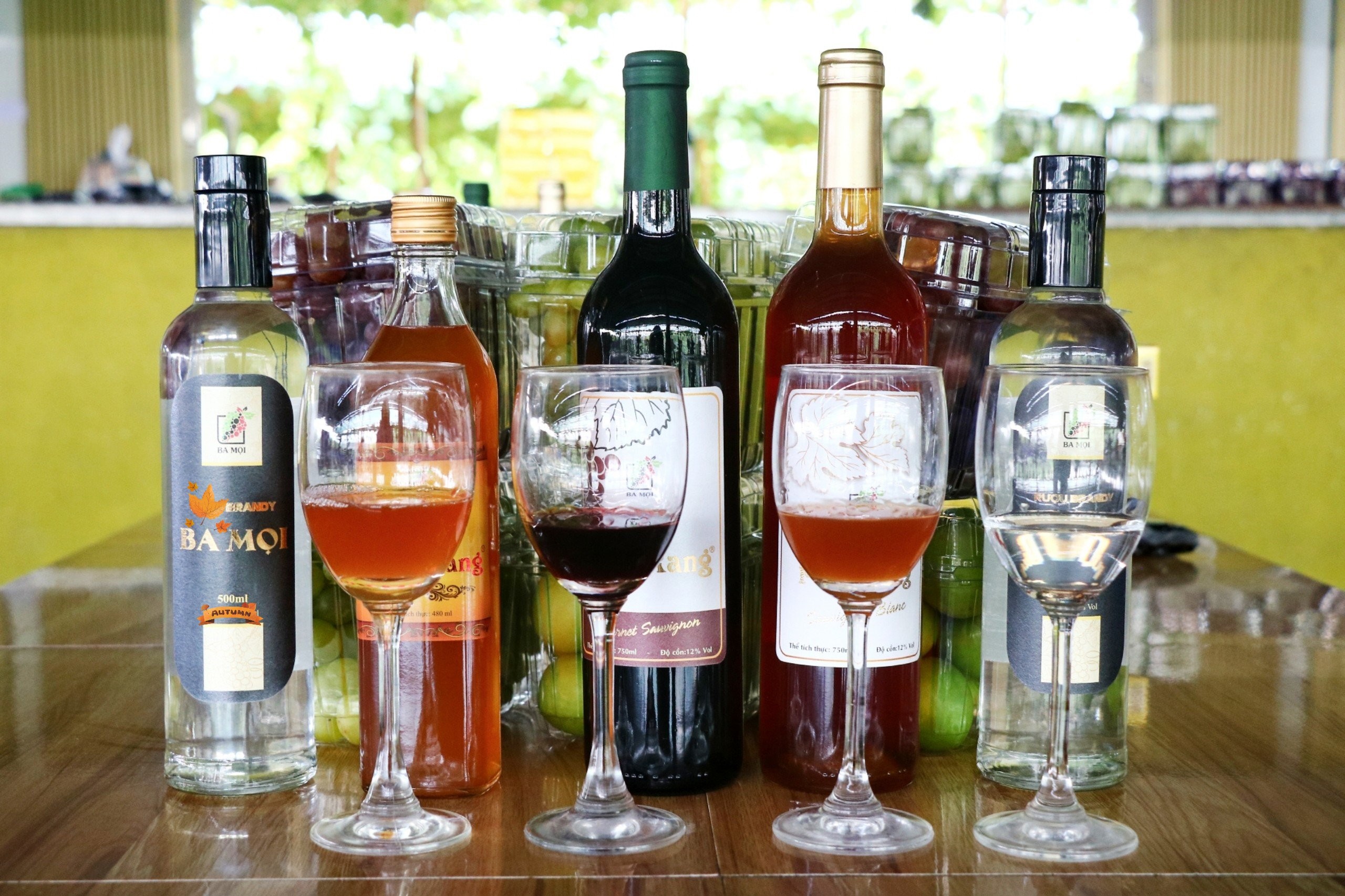 Vang Nho Brandy Ba Mọi đặc sản Ninh Thuận cao cấp