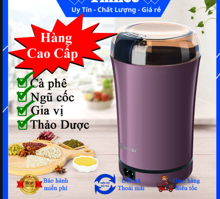 Máy xay nghiền bột khô, xay thịt, bột ngũ cốc đa chức năng, xay hạt cà phê, gia vị nấu ăn, thảo dược