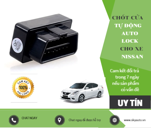 Chốt cửa tự động cho xe nissan auto lock nissan