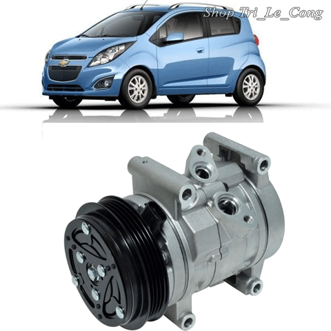 Chevrolet Spark 2012-2018 1.0 đời 2013 2014 Lốc lạnh xe hơi ô tô block cục máy nén khí điều hòa hàng bãi mới Matiz 4 Giá 4,191,454 Đồng*Miễn phí vận chuyển