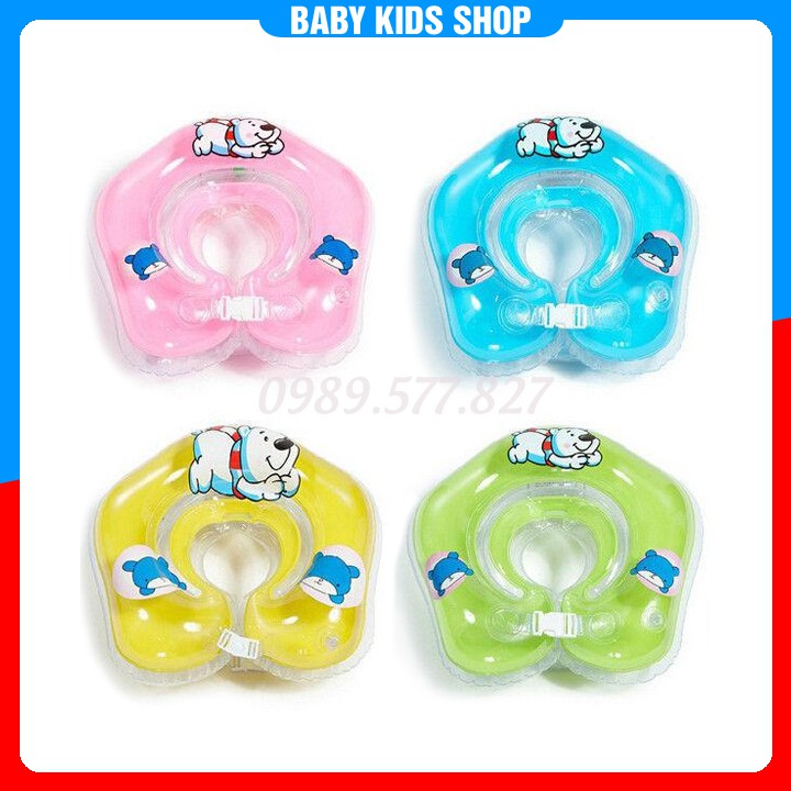 Phao bơi đỡ cổ cho bé, phao cổ chống lật an toàn cho bé tập bơi