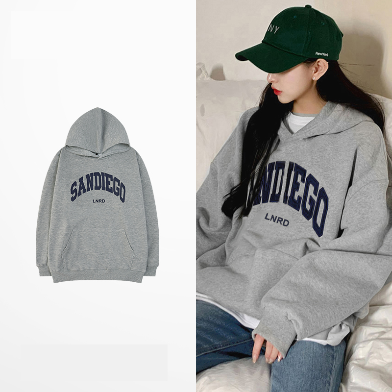 Áo khoác nỉ nam nữ,Áo sweater hoodie nam nữ from rộng Sundiego DC284