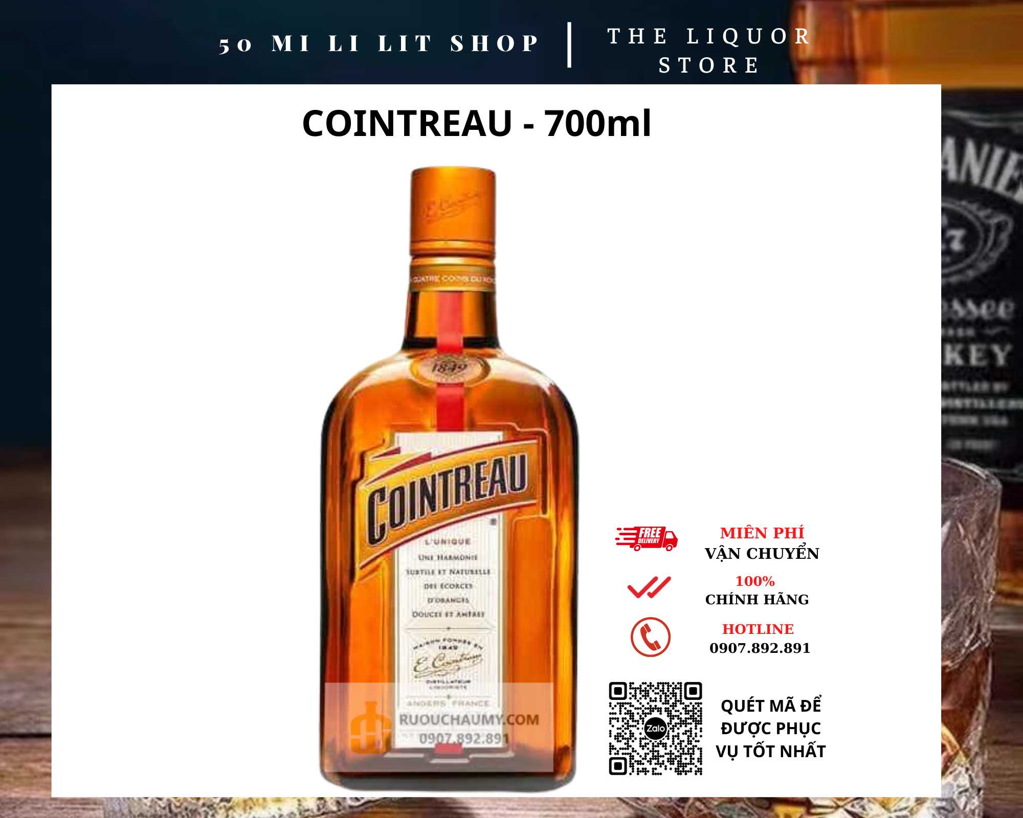 Cointreau liquer 700ml