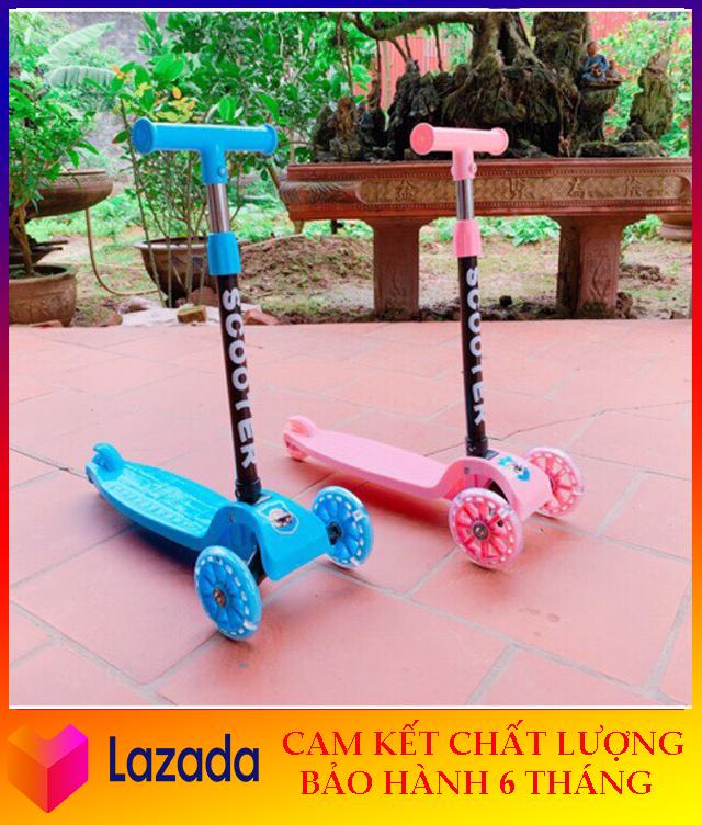 [CHAT VỚI SHOP NHẬN VOUCHER 40.000Đ]Xe trượt Scooter 3 bánh, xe trẻ em, xe trượt trẻ em, xe trượt scooter, xe đèn led bắt mắt, cho bé trai và gái khung xe cực chắc chắn, cho bé thoải mái vận động - vui đùa - độ bền cao