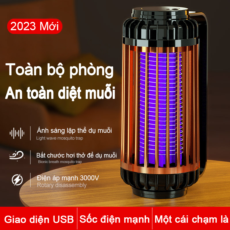 Đèn bắt muỗi Tiết kiệm năng lượng Đèn bắt thu hút diệt đuổi muỗi và côn trùng thông minh cao cấp，đuổi diêt ruồi,muỗi, kiến ba khoan Đèn diệt muỗi Bắt đèn muỗi, tiêu diệt muỗi