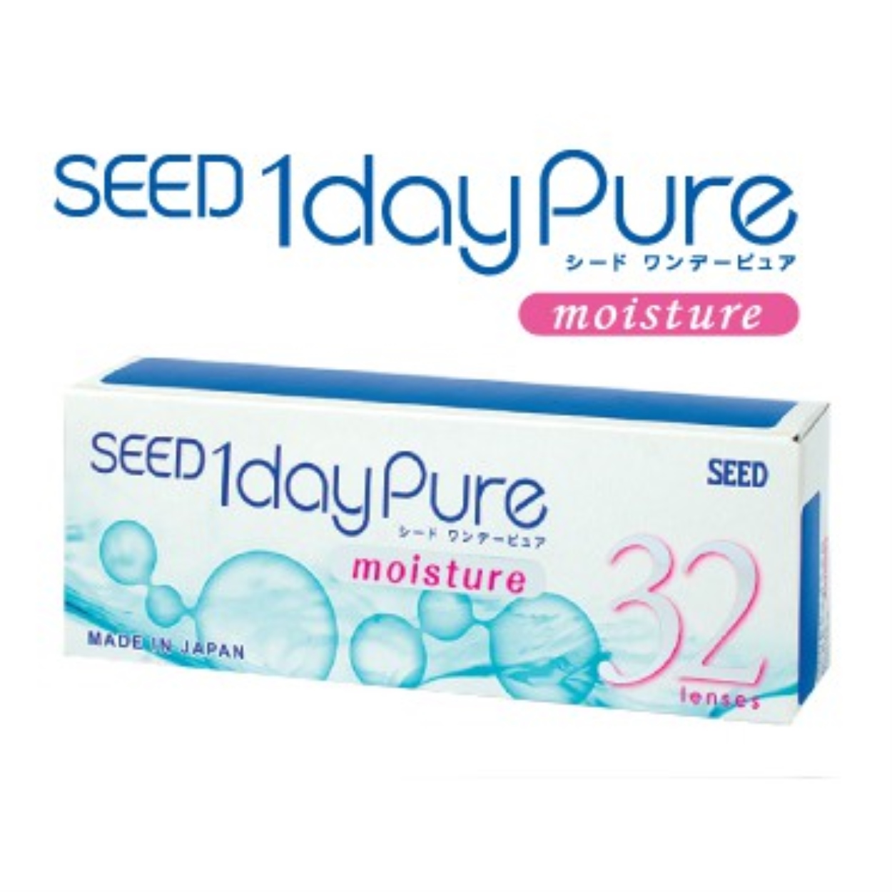 [SPOT HOT SALE]2021 NEW CHEAP kính áp tròng SEED nhật bản 1 ngày không màu độ cận từ 0,50 -> 12,00