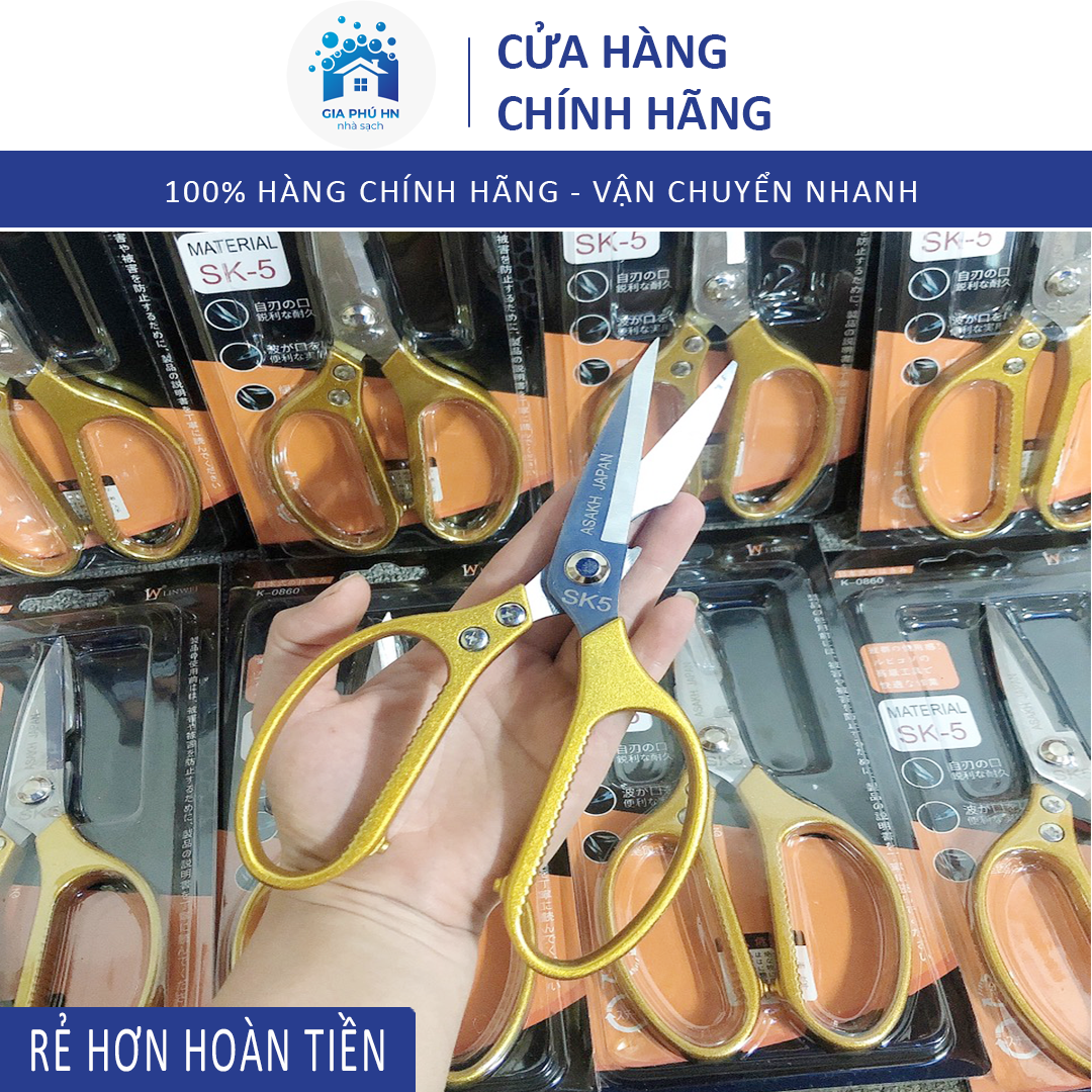 Kéo Đa Năng Nhật Bản, Làm Bếp, Cắt Tỉa Cây Cảnh, ...Hàng Nhật Bản Siêu Bền, Dày Dặn, Giao Màu Ngẫu Nhiên