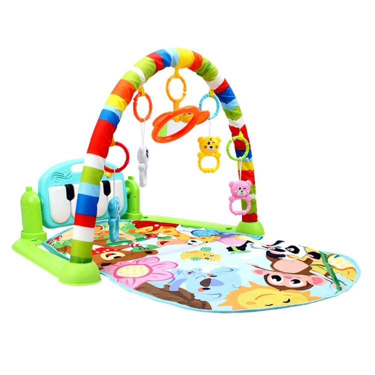 Thảm Chơi Phát Nhạc kèm Đàn PIANO Và Đồ Chơi Treo Cho Bé Yêu Loại 1